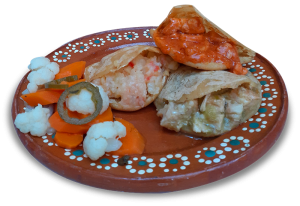gorditas rellenas de comida, Rosa